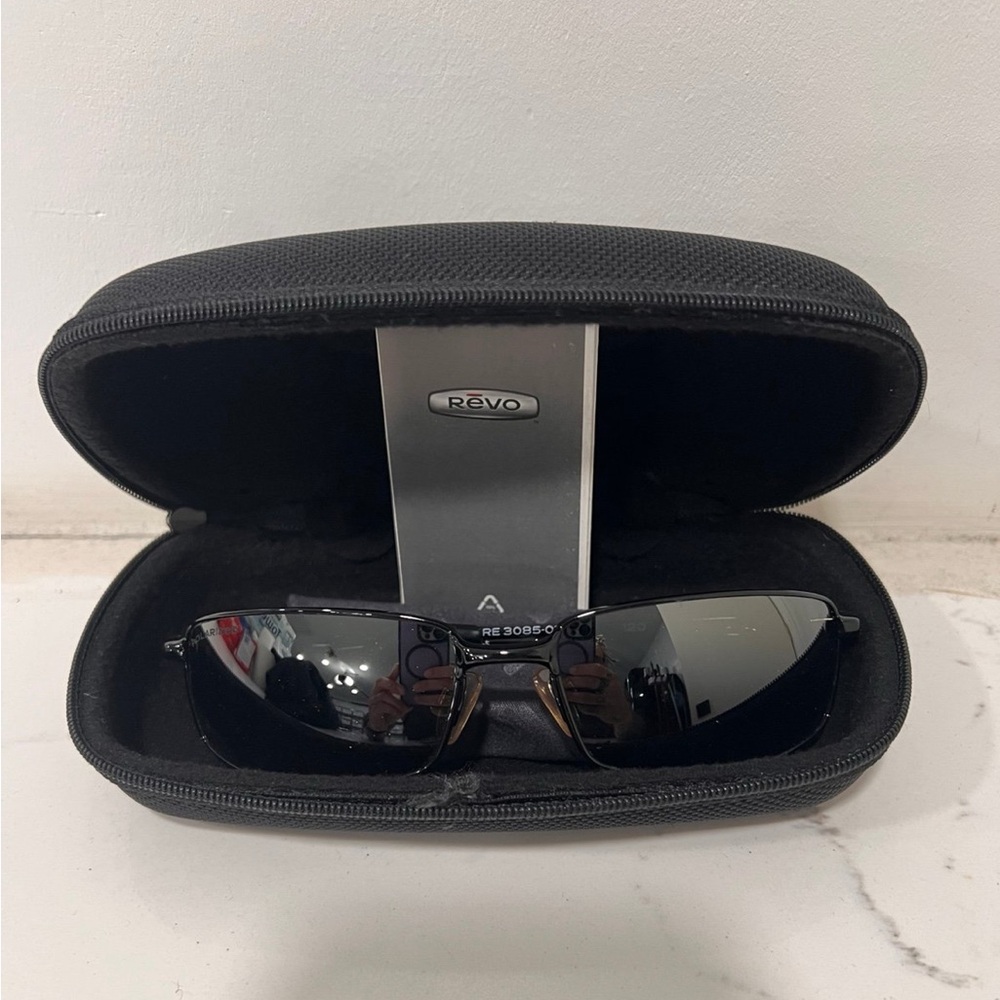 Revo Black Sunglasses with Case